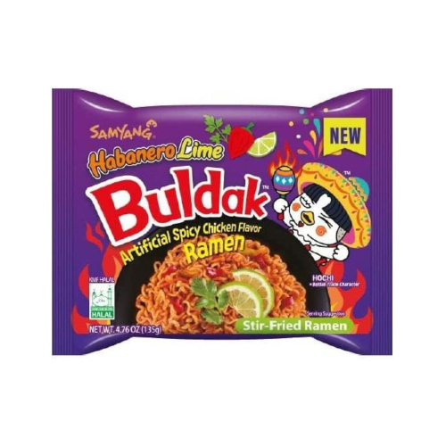 Buldak Habanero Lime Hot Chicken Ramyeon - 135 g