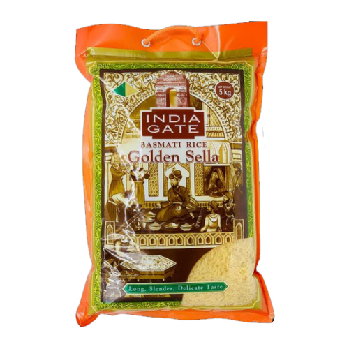 India Gate Golden Sella Basmati Rice - 5 kg