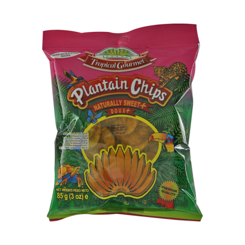 Tropical Gourmet Plantain Chips Extra Sweet 85 g